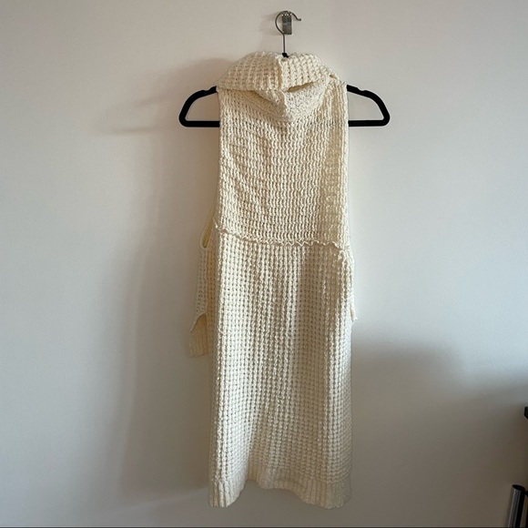 Free people hi-lo sleeveless turtleneck sweater - Picture 2 of 2